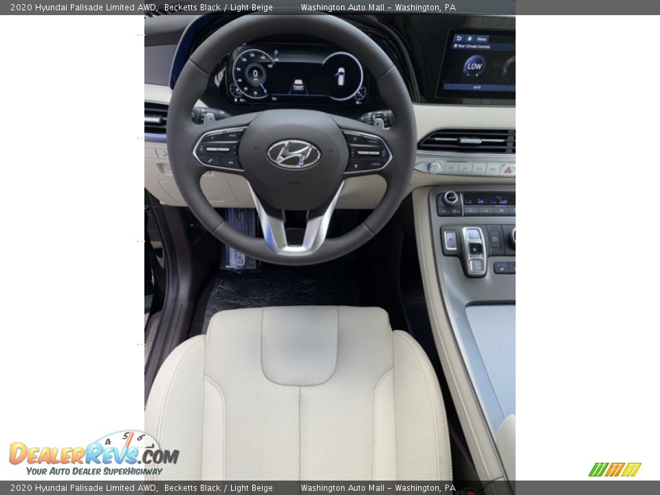 2020 Hyundai Palisade Limited AWD Steering Wheel Photo #14