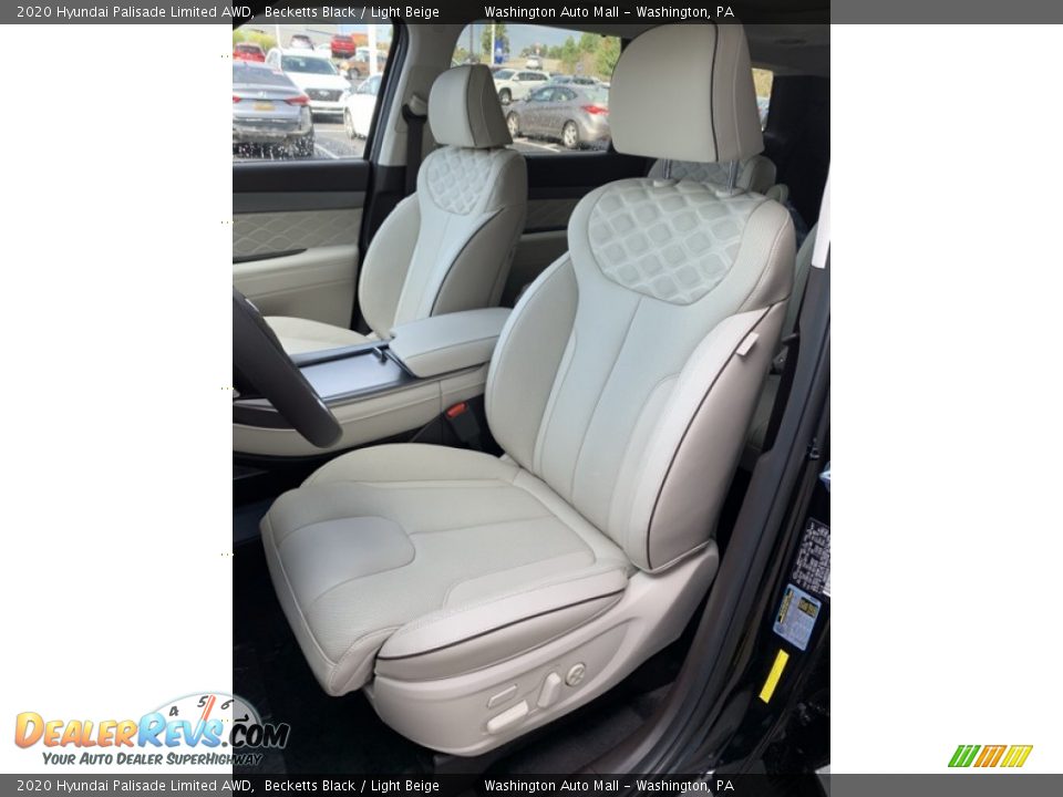 Front Seat of 2020 Hyundai Palisade Limited AWD Photo #15