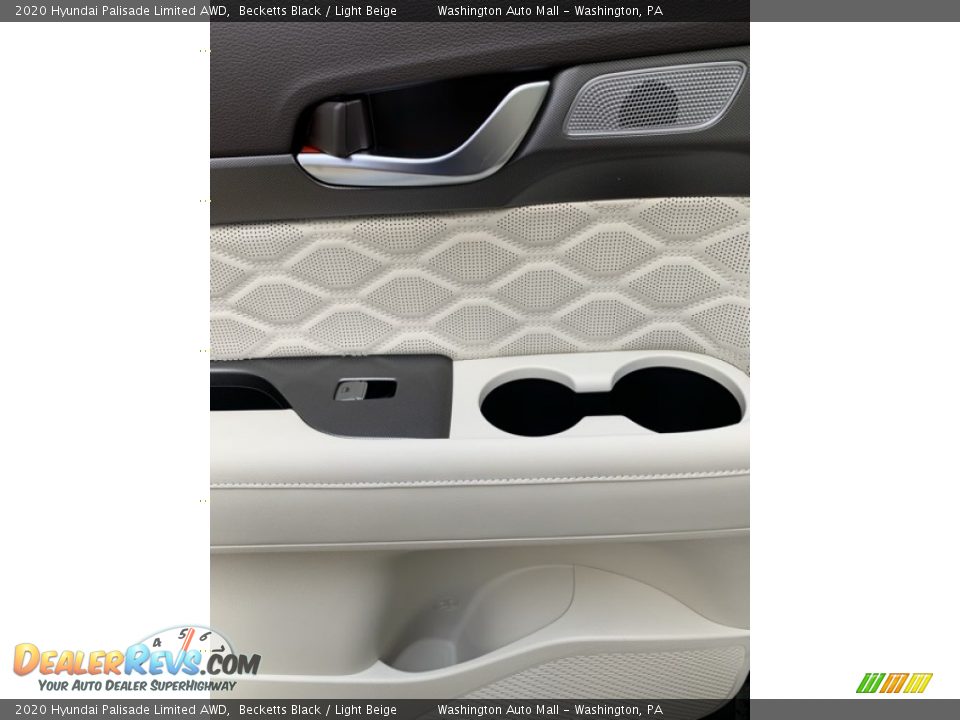2020 Hyundai Palisade Limited AWD Becketts Black / Light Beige Photo #18