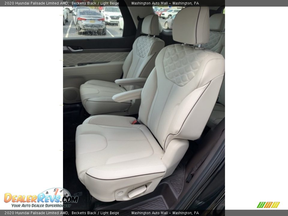 Rear Seat of 2020 Hyundai Palisade Limited AWD Photo #19