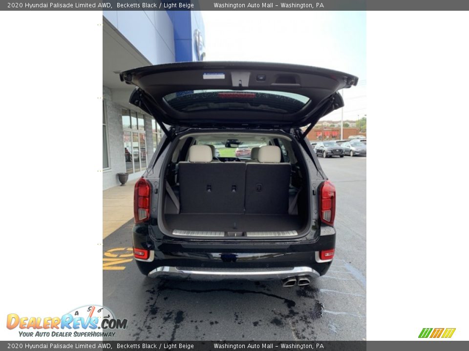 2020 Hyundai Palisade Limited AWD Becketts Black / Light Beige Photo #23