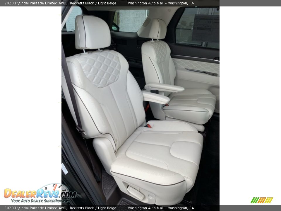 Rear Seat of 2020 Hyundai Palisade Limited AWD Photo #29