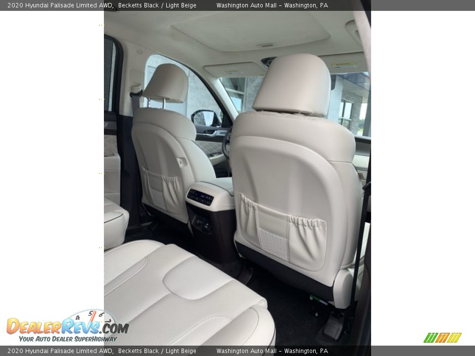 2020 Hyundai Palisade Limited AWD Becketts Black / Light Beige Photo #30
