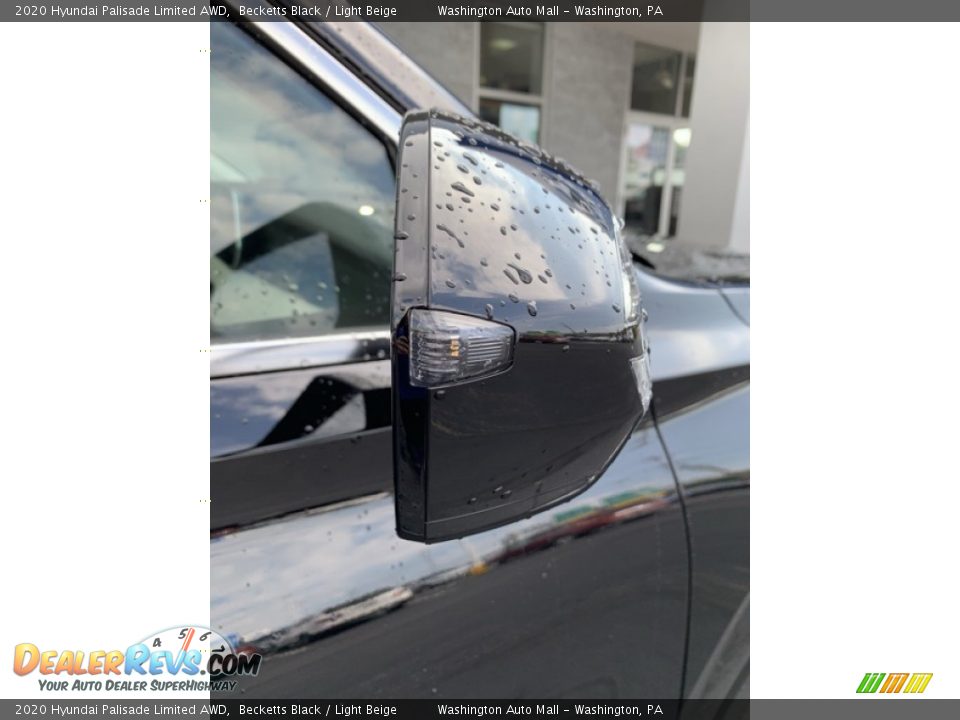 2020 Hyundai Palisade Limited AWD Becketts Black / Light Beige Photo #35