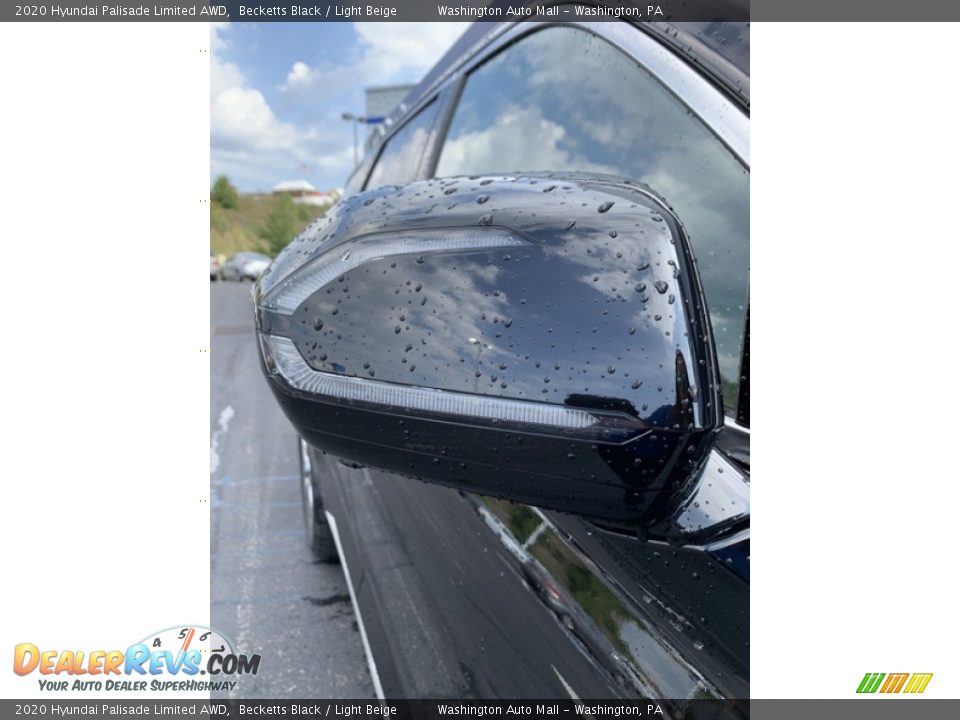 2020 Hyundai Palisade Limited AWD Becketts Black / Light Beige Photo #36