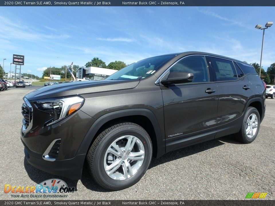 2020 GMC Terrain SLE AWD Smokey Quartz Metallic / Jet Black Photo #1