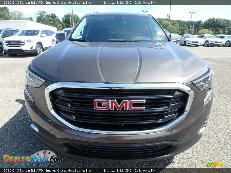 2020 GMC Terrain SLE AWD Smokey Quartz Metallic / Jet Black Photo #2