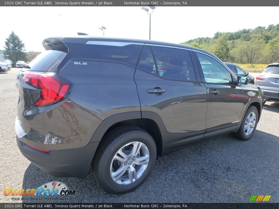 2020 GMC Terrain SLE AWD Smokey Quartz Metallic / Jet Black Photo #5