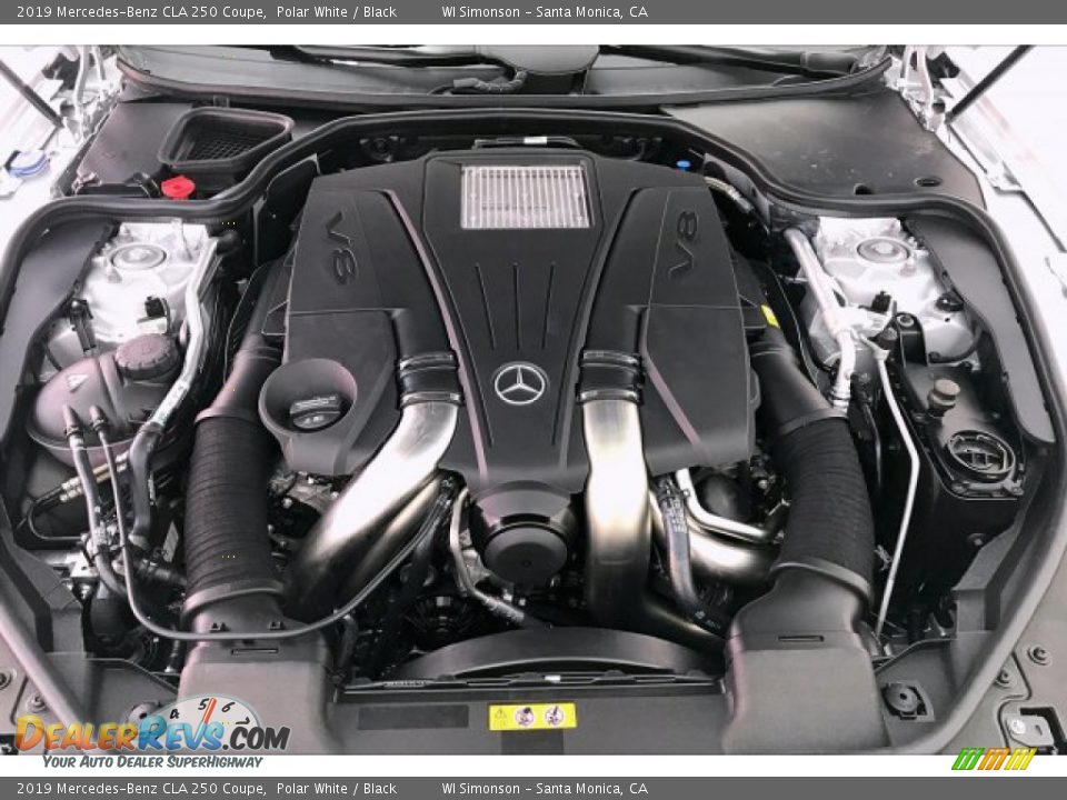 2019 Mercedes-Benz CLA 250 Coupe Polar White / Black Photo #8