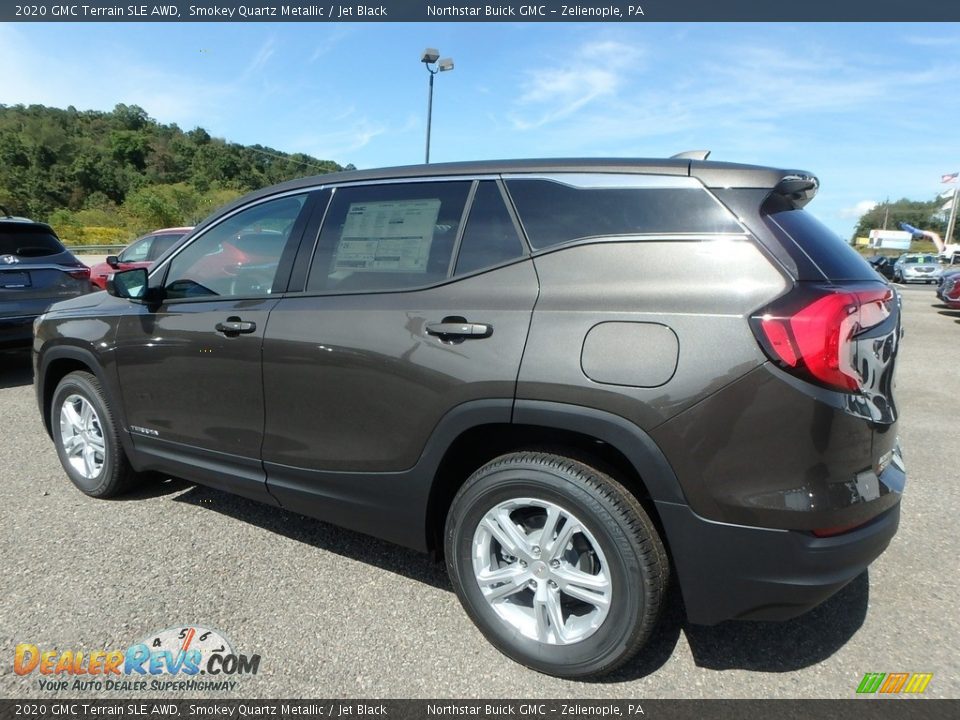 2020 GMC Terrain SLE AWD Smokey Quartz Metallic / Jet Black Photo #8