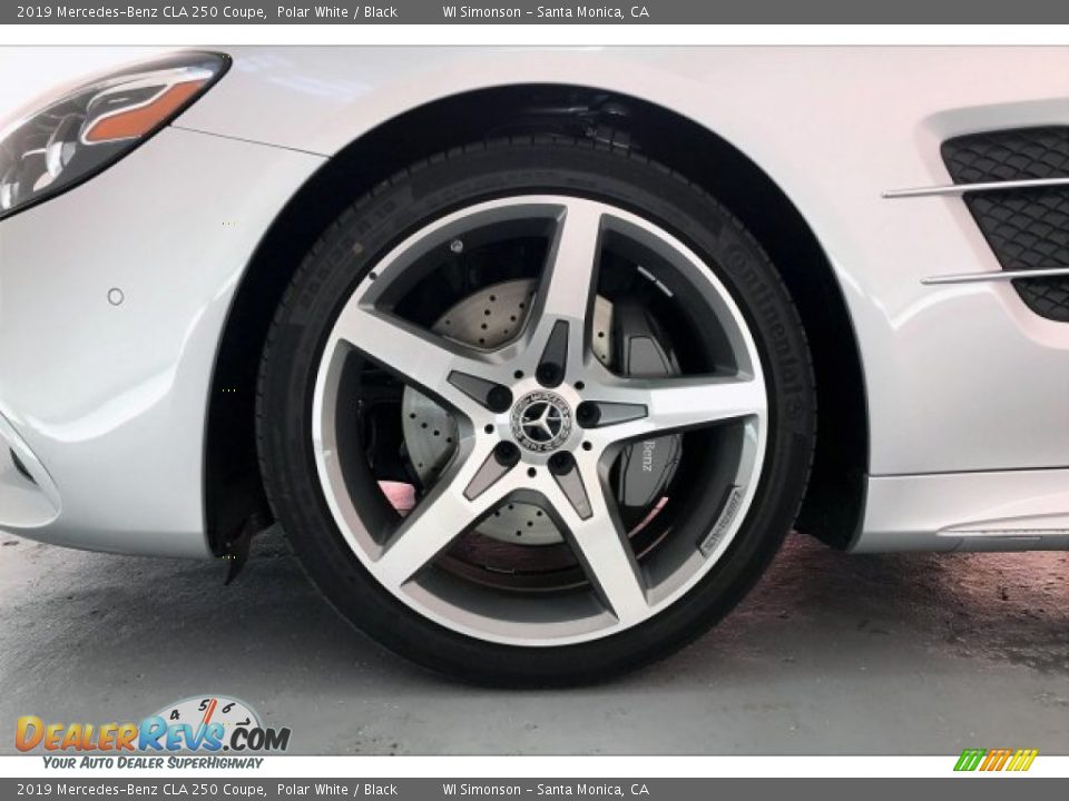 2019 Mercedes-Benz CLA 250 Coupe Polar White / Black Photo #9