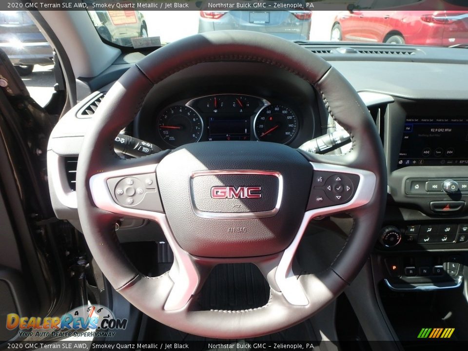 2020 GMC Terrain SLE AWD Smokey Quartz Metallic / Jet Black Photo #17
