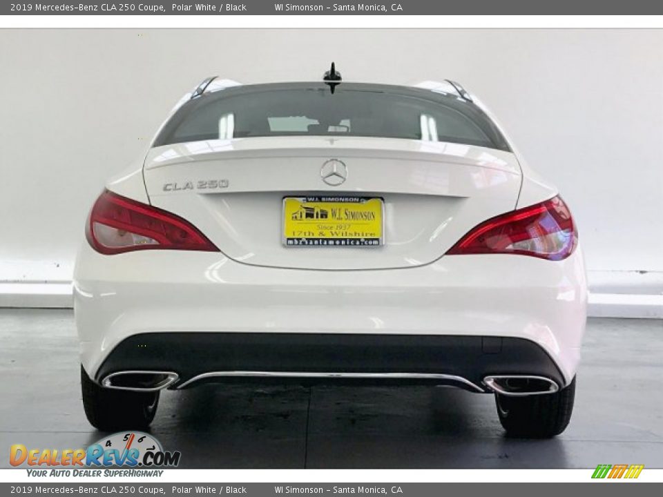 2019 Mercedes-Benz CLA 250 Coupe Polar White / Black Photo #3