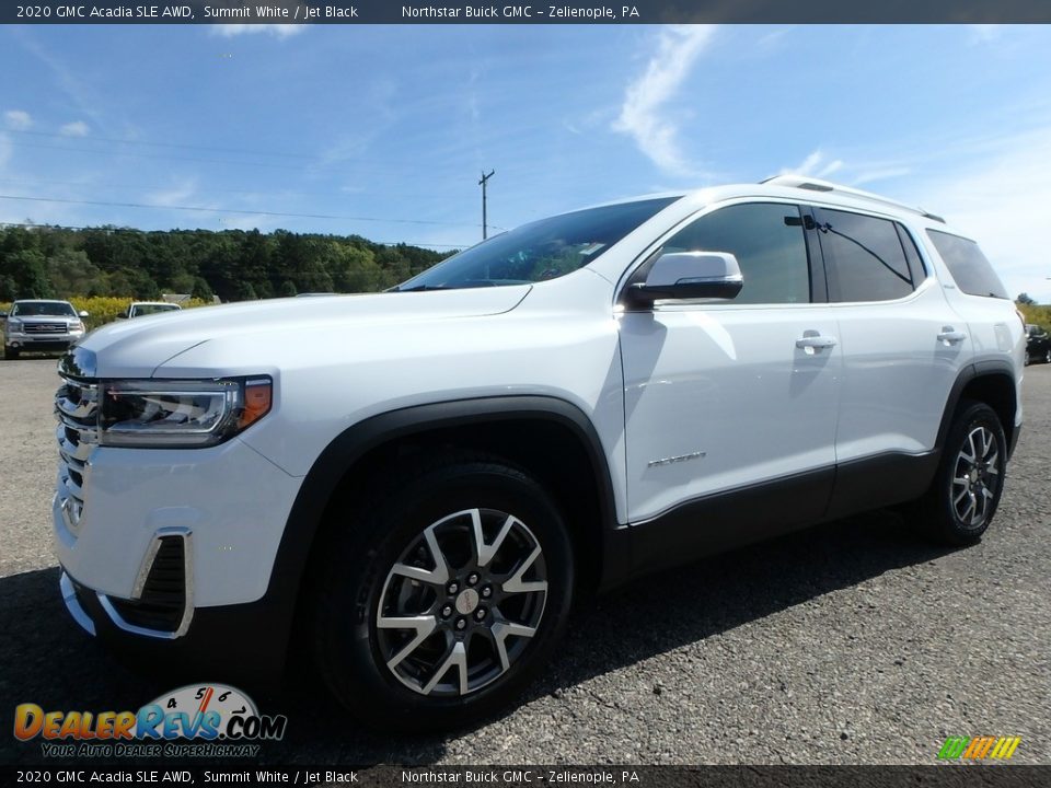 2020 GMC Acadia SLE AWD Summit White / Jet Black Photo #1