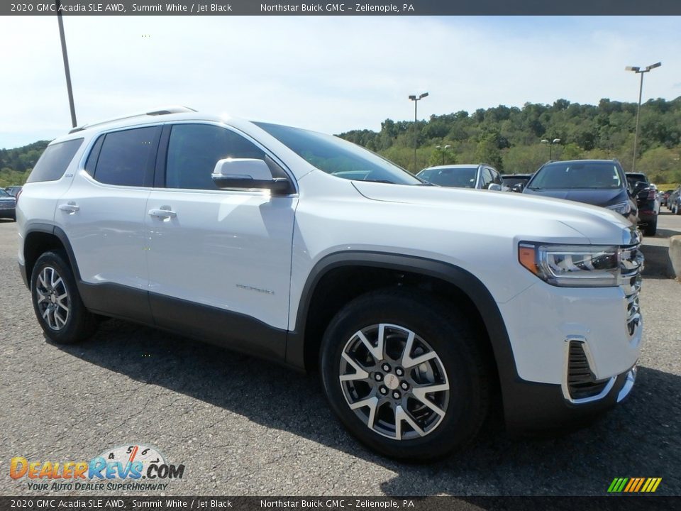 2020 GMC Acadia SLE AWD Summit White / Jet Black Photo #3