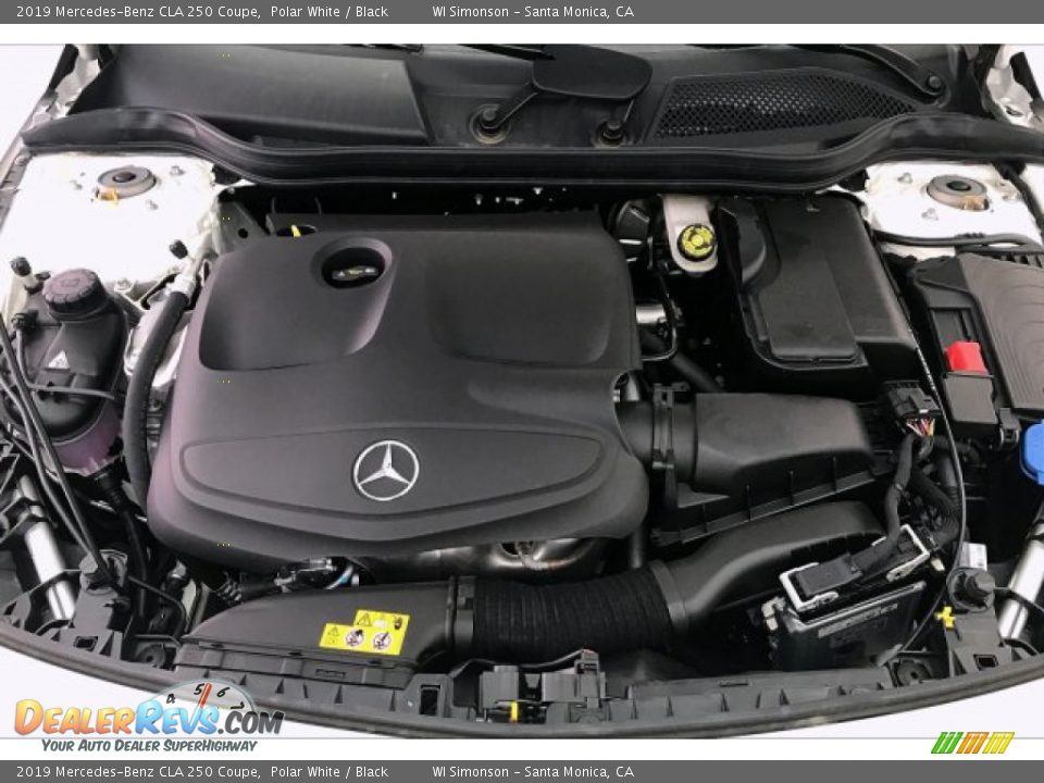 2019 Mercedes-Benz CLA 250 Coupe Polar White / Black Photo #8