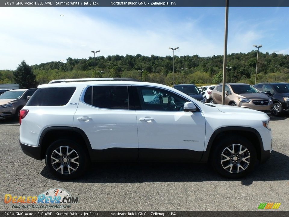 2020 GMC Acadia SLE AWD Summit White / Jet Black Photo #4