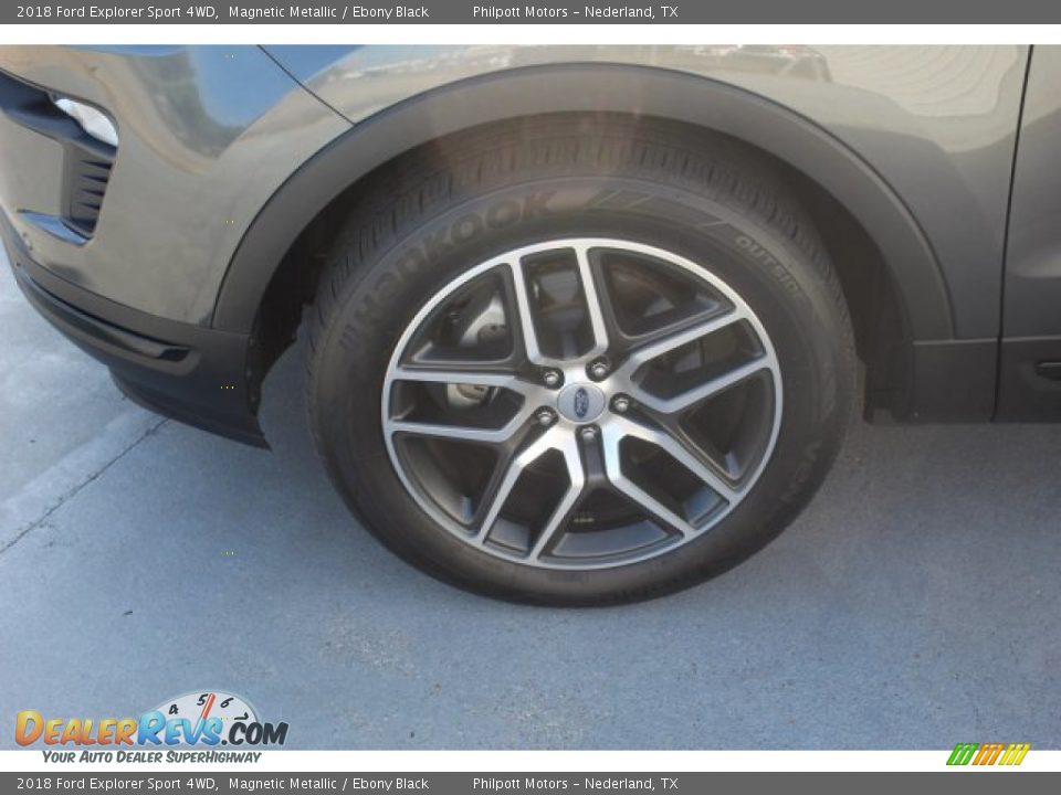 2018 Ford Explorer Sport 4WD Magnetic Metallic / Ebony Black Photo #5