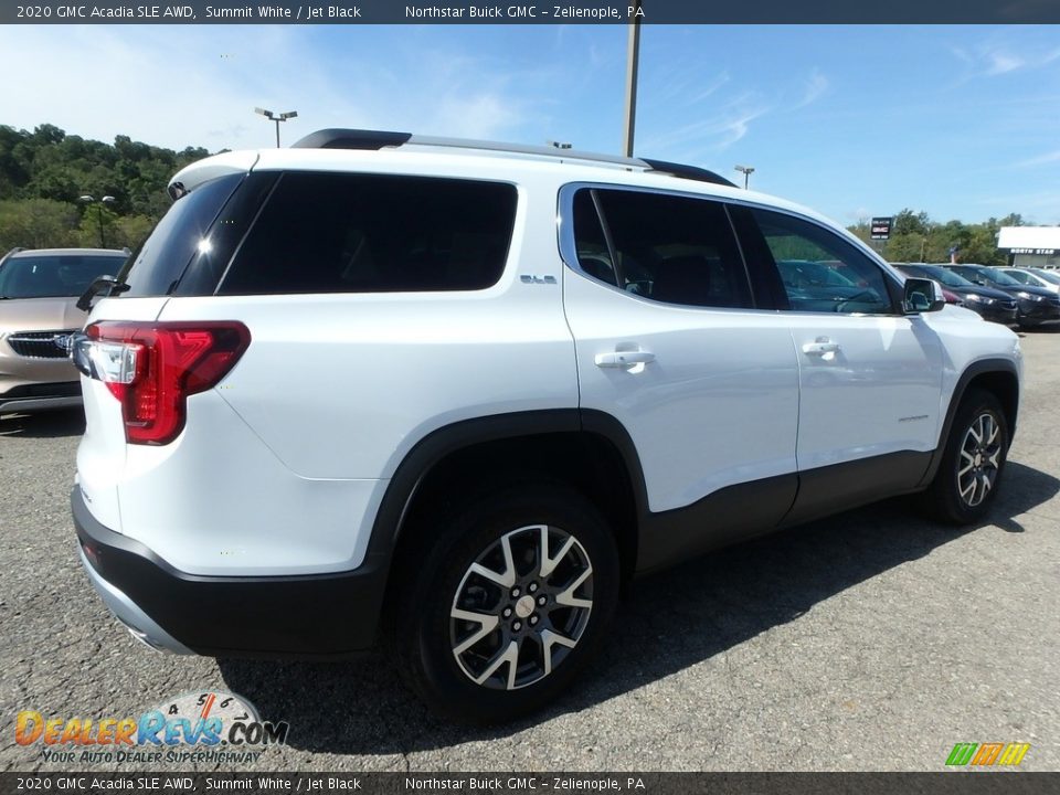 2020 GMC Acadia SLE AWD Summit White / Jet Black Photo #5