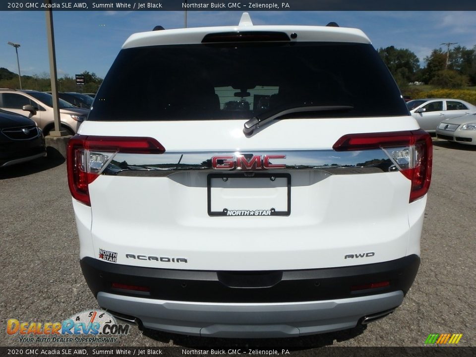 2020 GMC Acadia SLE AWD Summit White / Jet Black Photo #6