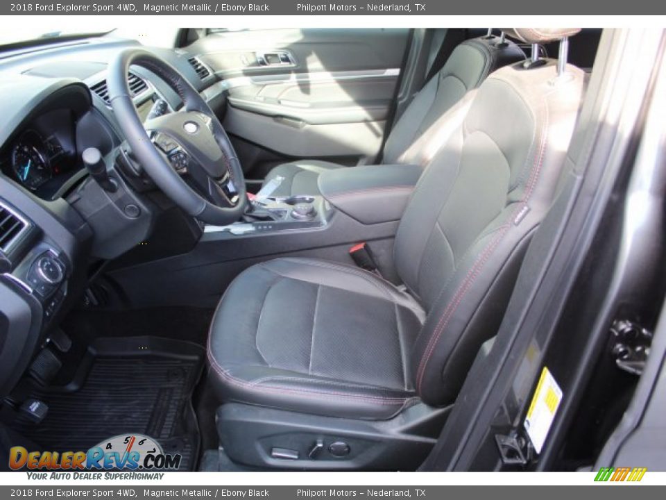 2018 Ford Explorer Sport 4WD Magnetic Metallic / Ebony Black Photo #11
