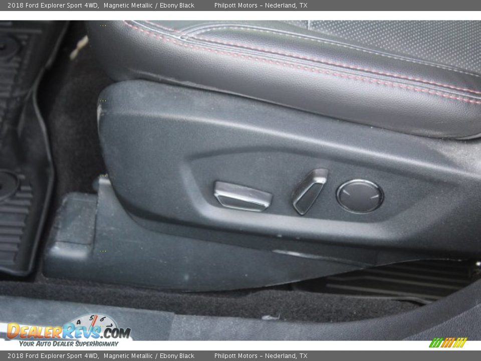 2018 Ford Explorer Sport 4WD Magnetic Metallic / Ebony Black Photo #12