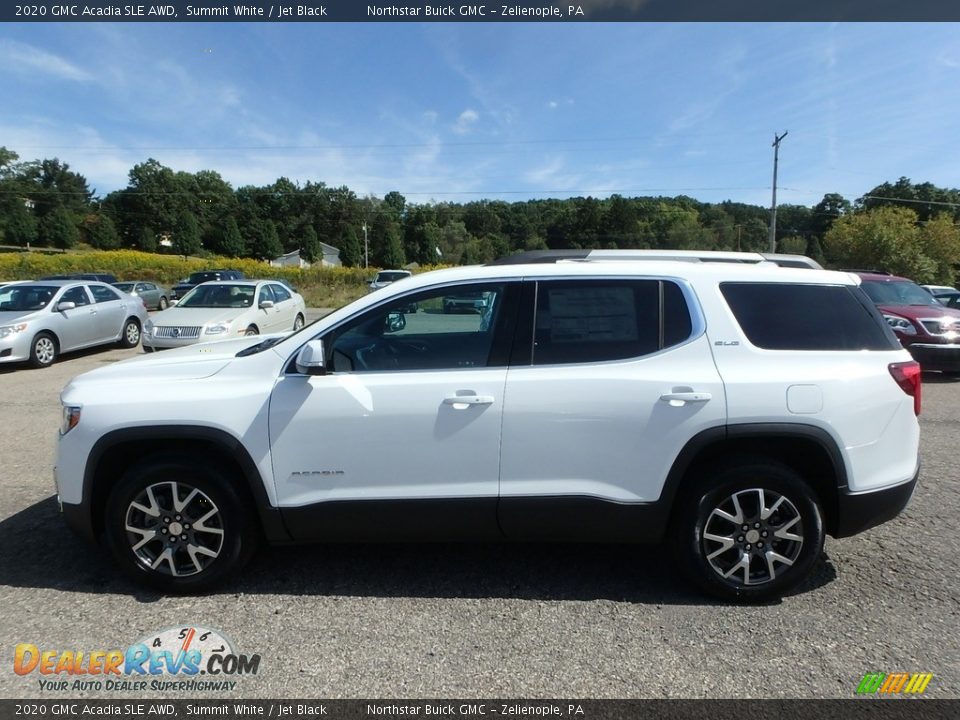 2020 GMC Acadia SLE AWD Summit White / Jet Black Photo #8