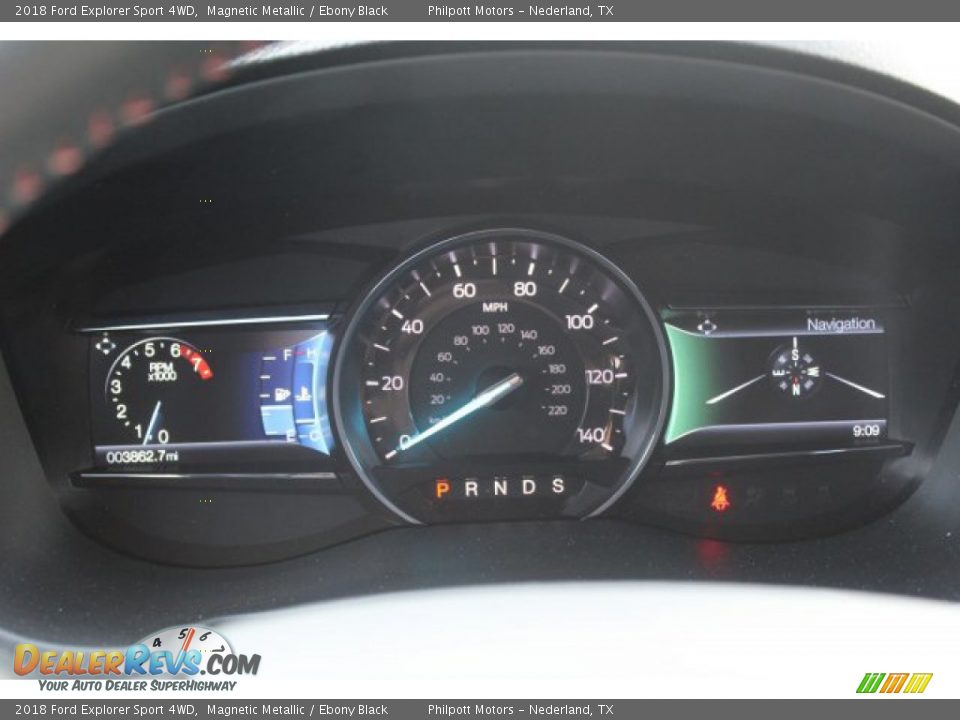 2018 Ford Explorer Sport 4WD Magnetic Metallic / Ebony Black Photo #15