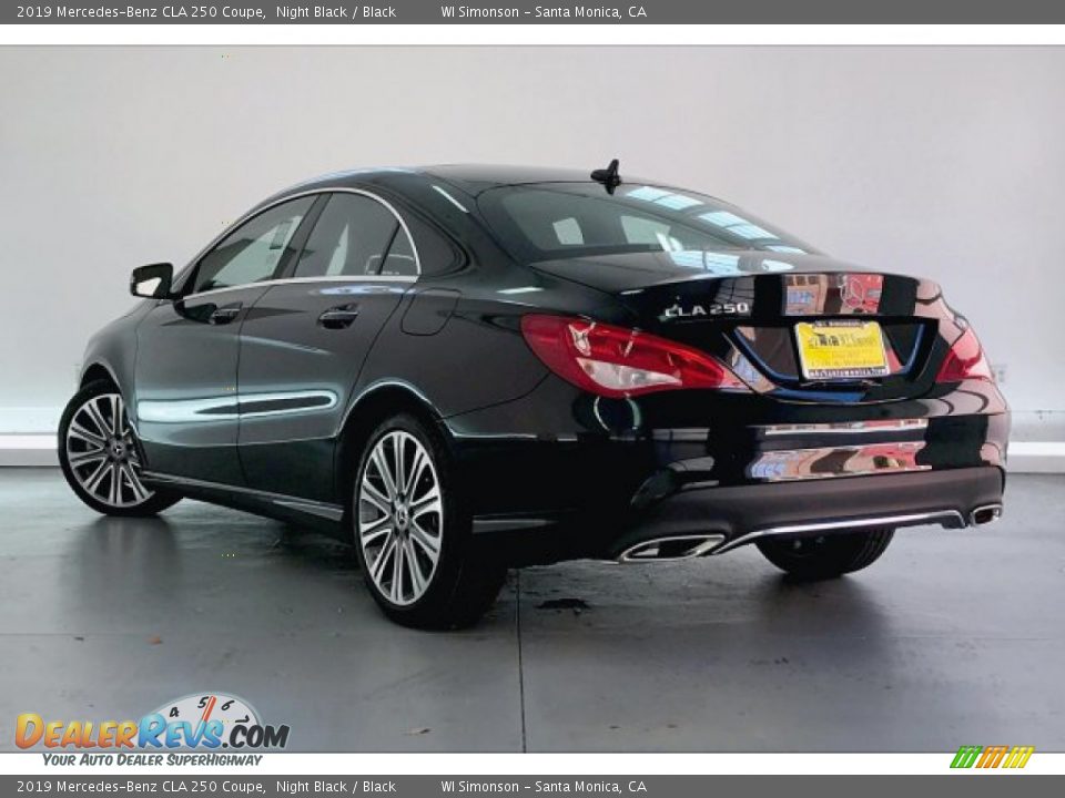 2019 Mercedes-Benz CLA 250 Coupe Night Black / Black Photo #2