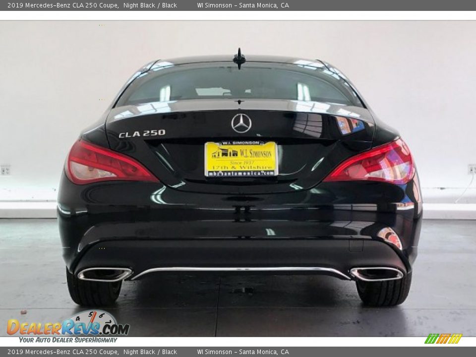 2019 Mercedes-Benz CLA 250 Coupe Night Black / Black Photo #3