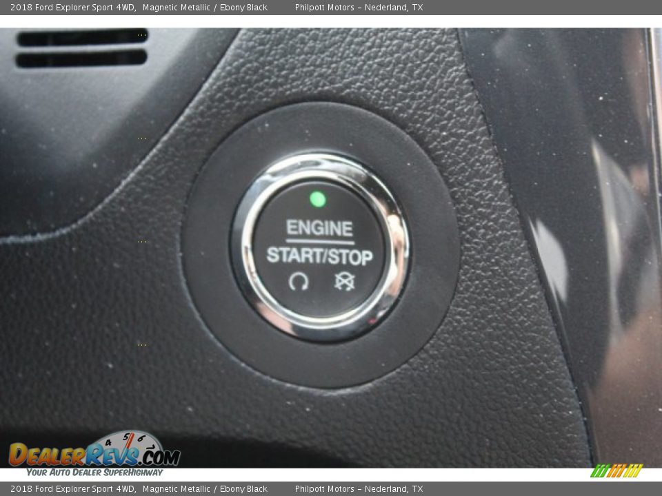 2018 Ford Explorer Sport 4WD Magnetic Metallic / Ebony Black Photo #19