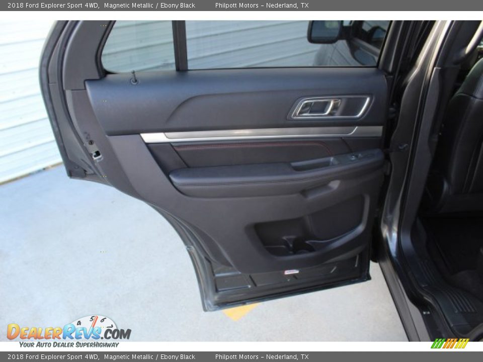 2018 Ford Explorer Sport 4WD Magnetic Metallic / Ebony Black Photo #21