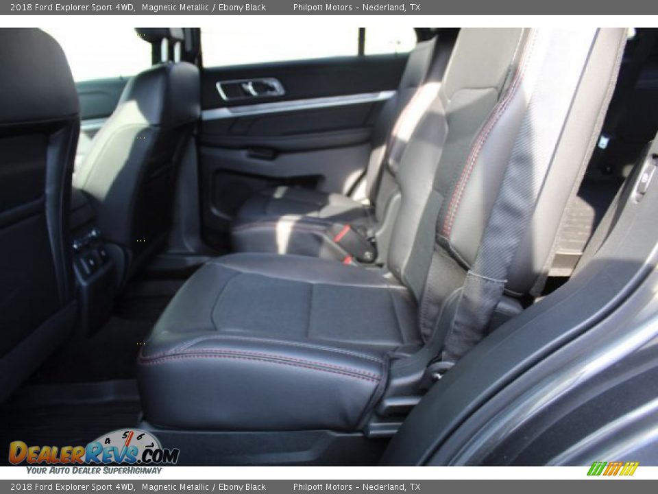 2018 Ford Explorer Sport 4WD Magnetic Metallic / Ebony Black Photo #22