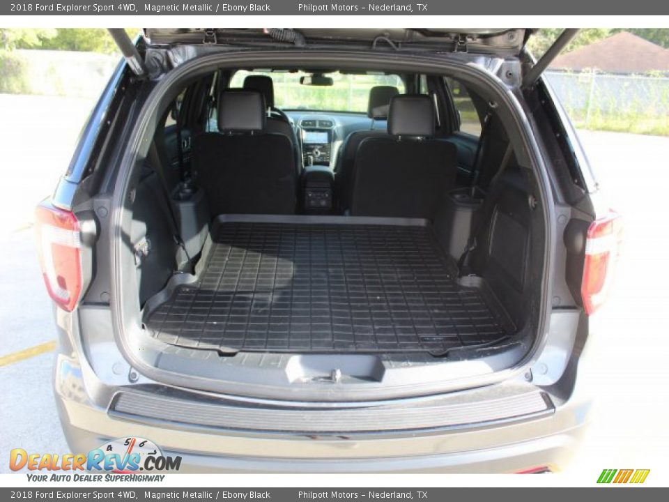 2018 Ford Explorer Sport 4WD Magnetic Metallic / Ebony Black Photo #25