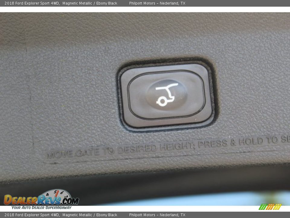 2018 Ford Explorer Sport 4WD Magnetic Metallic / Ebony Black Photo #26