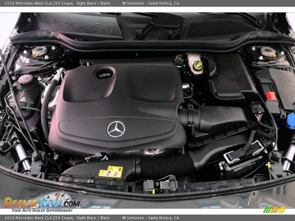 2019 Mercedes-Benz CLA 250 Coupe Night Black / Black Photo #8