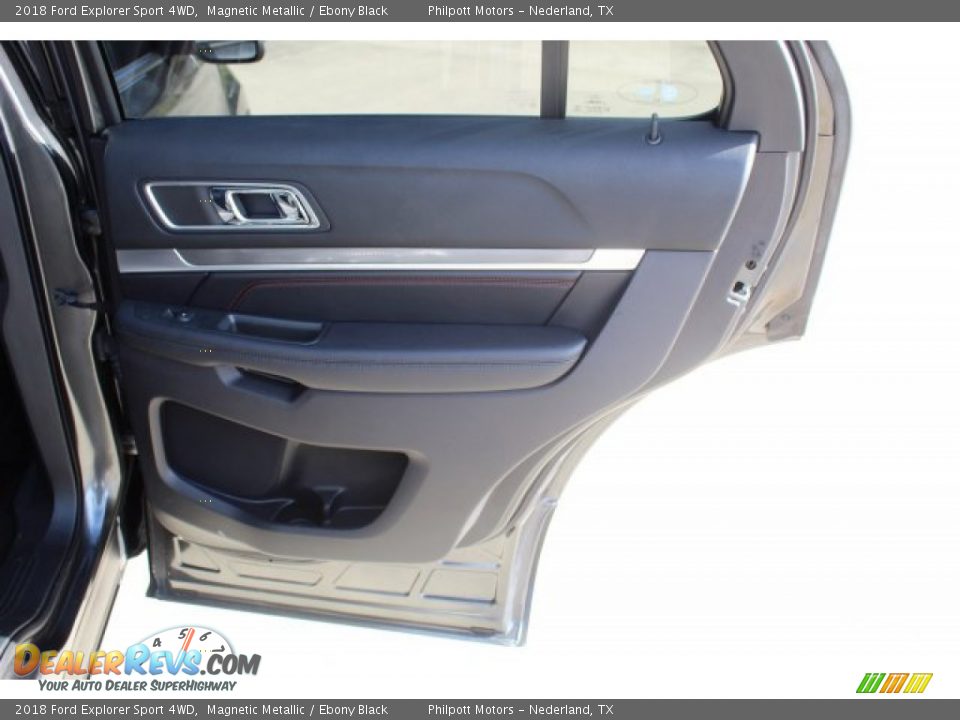 2018 Ford Explorer Sport 4WD Magnetic Metallic / Ebony Black Photo #27