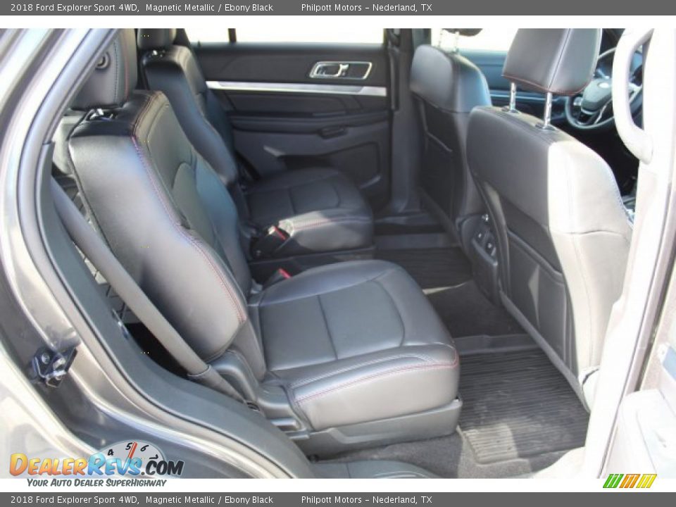 2018 Ford Explorer Sport 4WD Magnetic Metallic / Ebony Black Photo #28