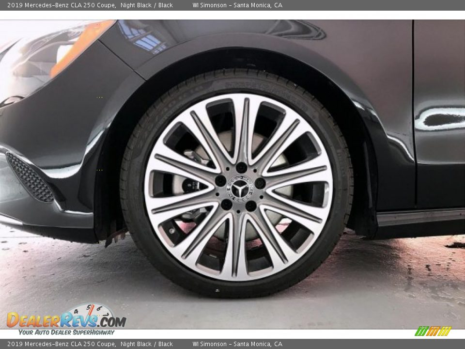 2019 Mercedes-Benz CLA 250 Coupe Night Black / Black Photo #9