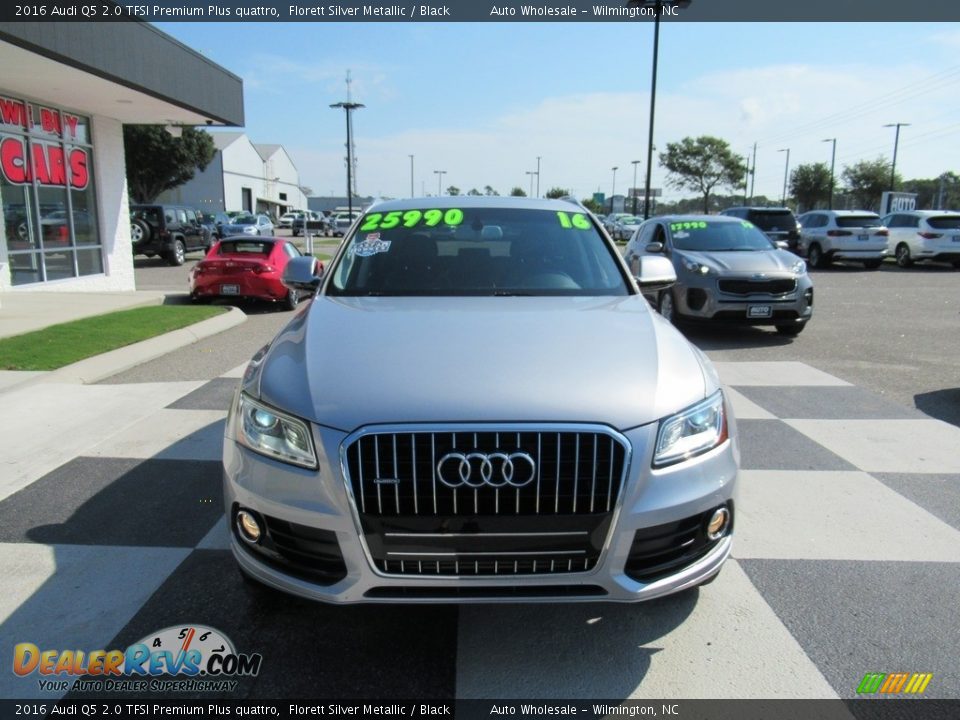 2016 Audi Q5 2.0 TFSI Premium Plus quattro Florett Silver Metallic / Black Photo #2
