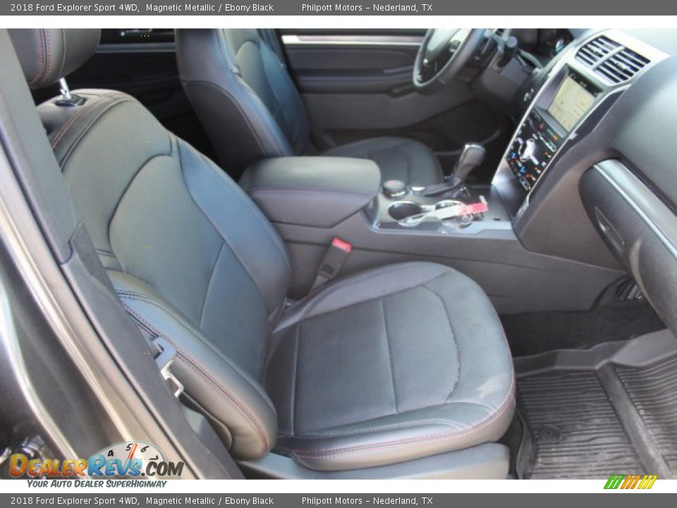 2018 Ford Explorer Sport 4WD Magnetic Metallic / Ebony Black Photo #30