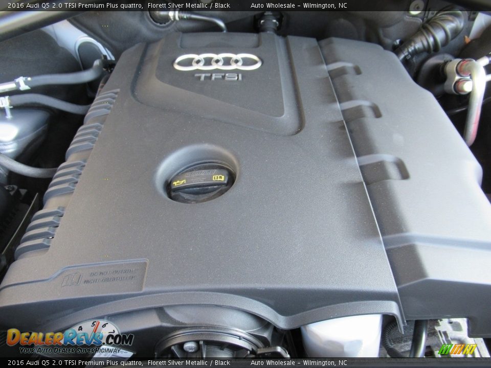 2016 Audi Q5 2.0 TFSI Premium Plus quattro Florett Silver Metallic / Black Photo #6