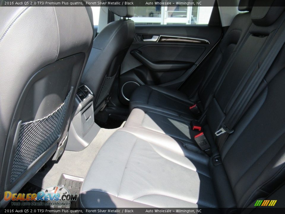 2016 Audi Q5 2.0 TFSI Premium Plus quattro Florett Silver Metallic / Black Photo #10