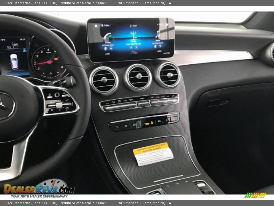 2020 Mercedes-Benz GLC 300 Iridium Silver Metallic / Black Photo #6