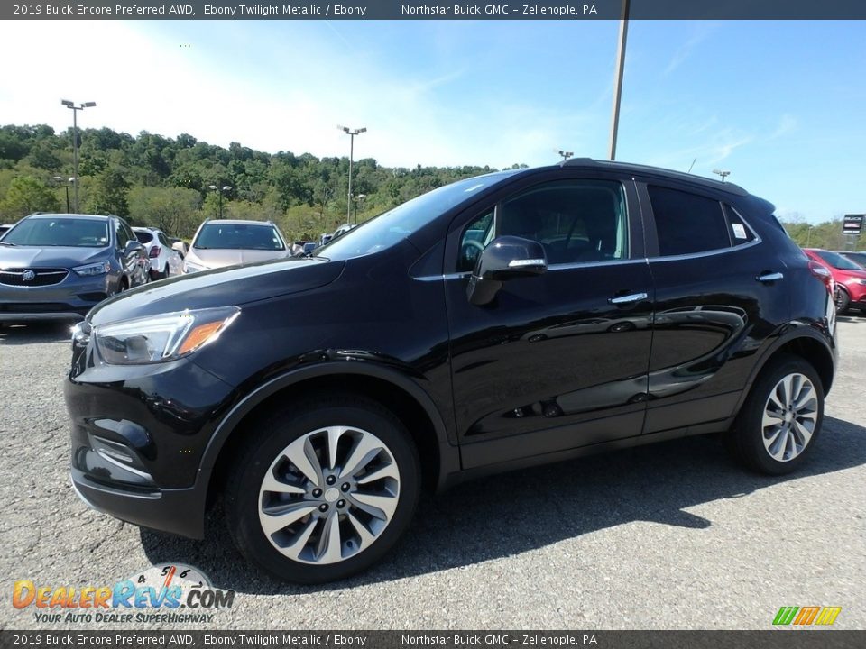 2019 Buick Encore Preferred AWD Ebony Twilight Metallic / Ebony Photo #1