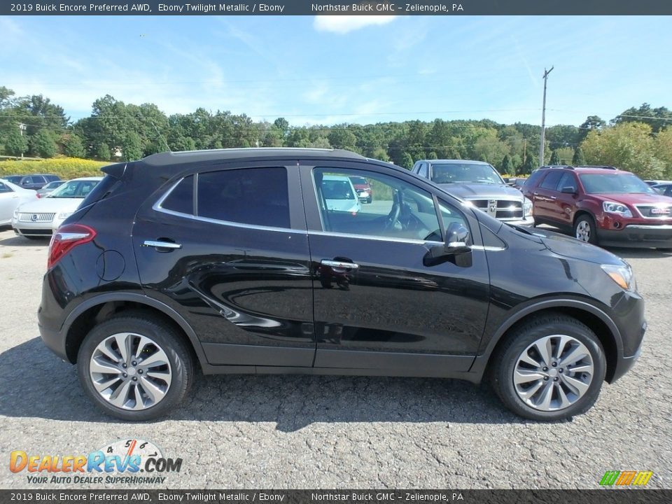 2019 Buick Encore Preferred AWD Ebony Twilight Metallic / Ebony Photo #4