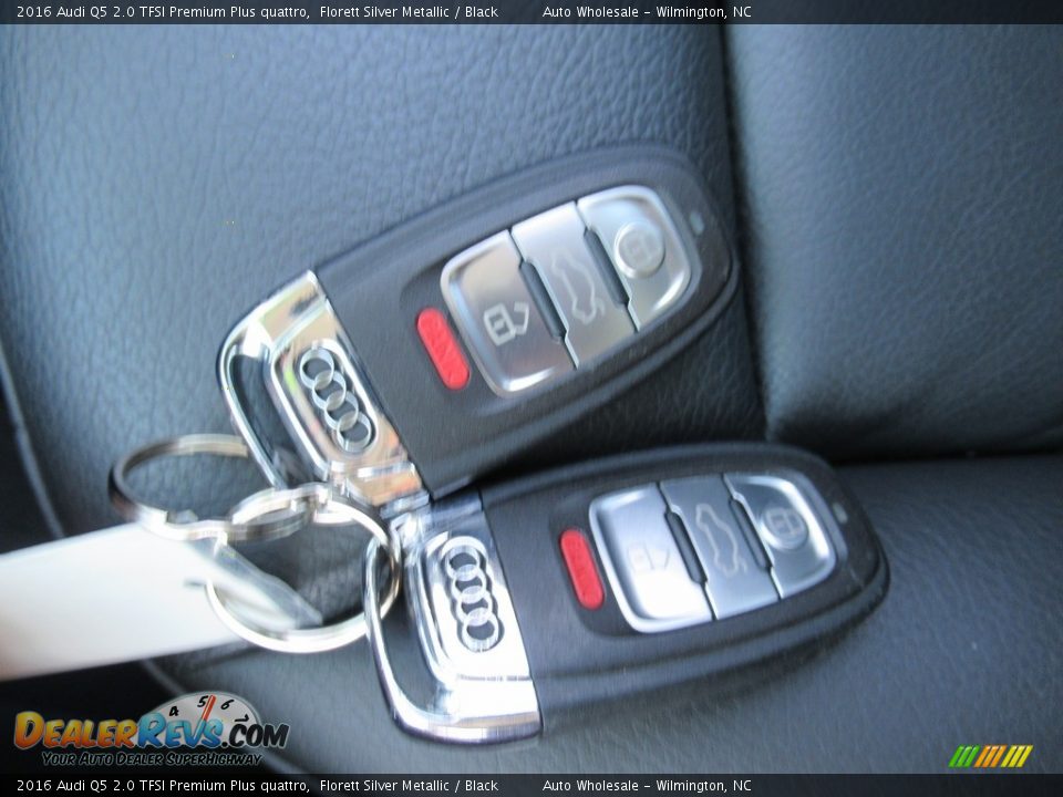 2016 Audi Q5 2.0 TFSI Premium Plus quattro Florett Silver Metallic / Black Photo #20