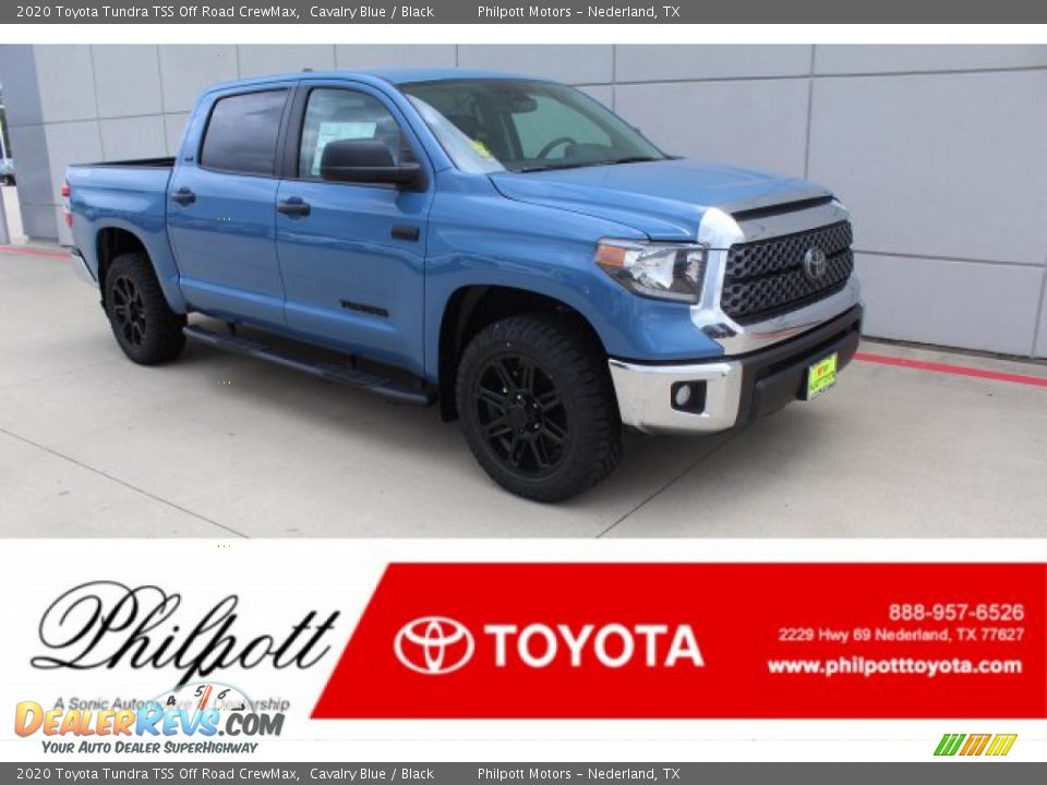 2020 Toyota Tundra TSS Off Road CrewMax Cavalry Blue / Black Photo #1