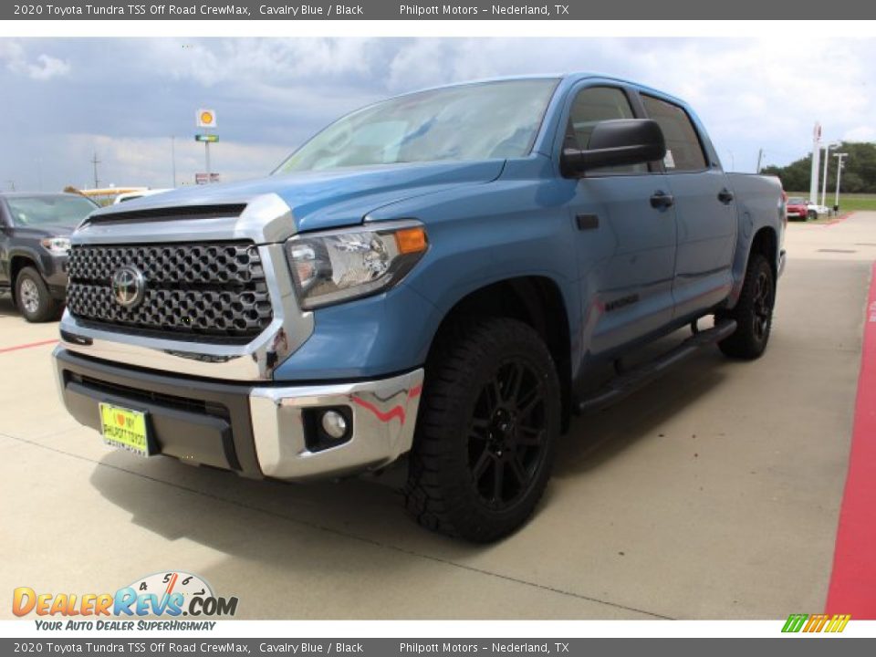 2020 Toyota Tundra TSS Off Road CrewMax Cavalry Blue / Black Photo #4