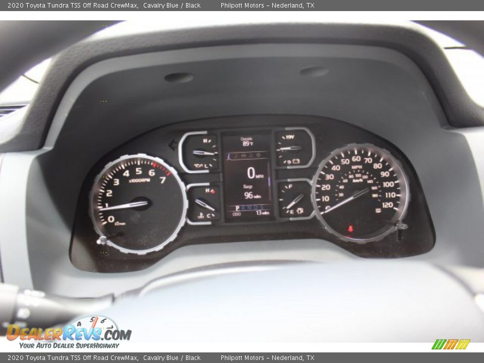 2020 Toyota Tundra TSS Off Road CrewMax Cavalry Blue / Black Photo #14